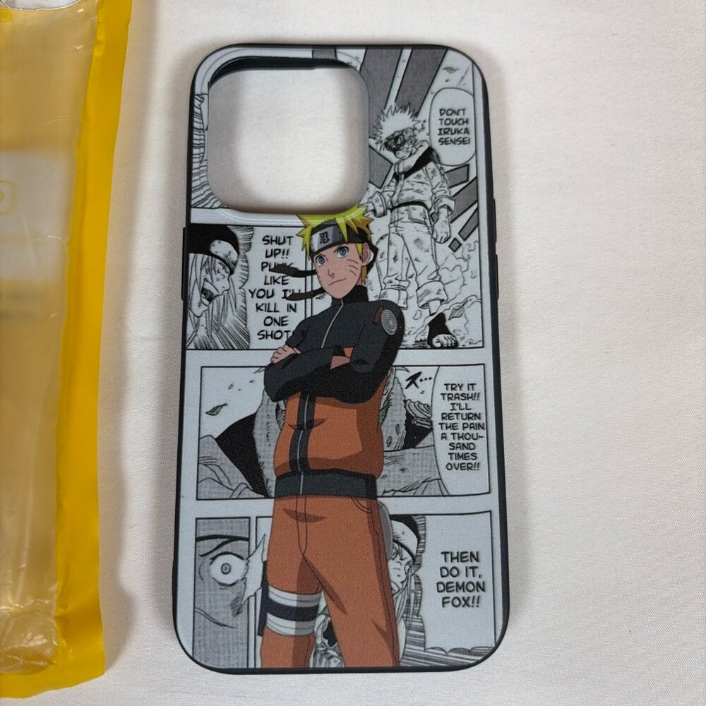 Mocca iPhone 14 Pro Naruto Manga Phone Case